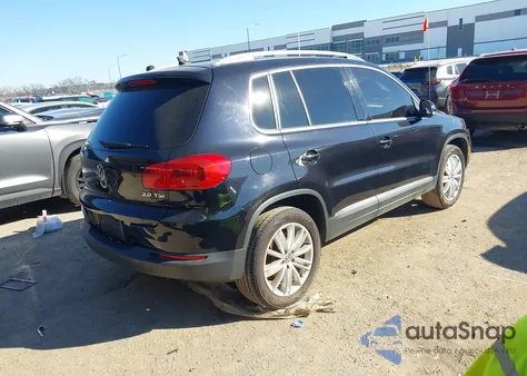 2012 Volkswagen Tiguan Se из США, поврежденный, VIN WVGAV7AX8CW521460
